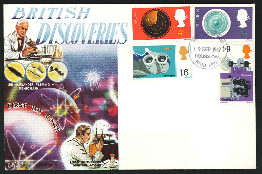 1967 - British Discoveries First Day Cover - Hounslow Postmark