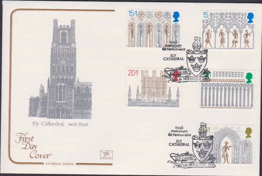 1989 - Cotswold FDC Christmas Ely,Cambs Postmark