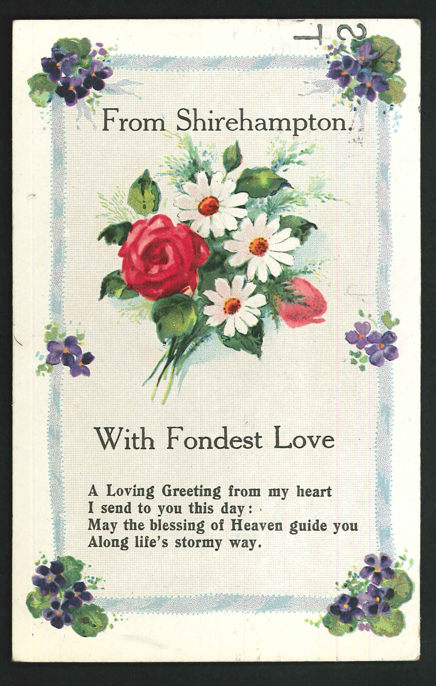 Postcard Somerset - Shirehampton 1925