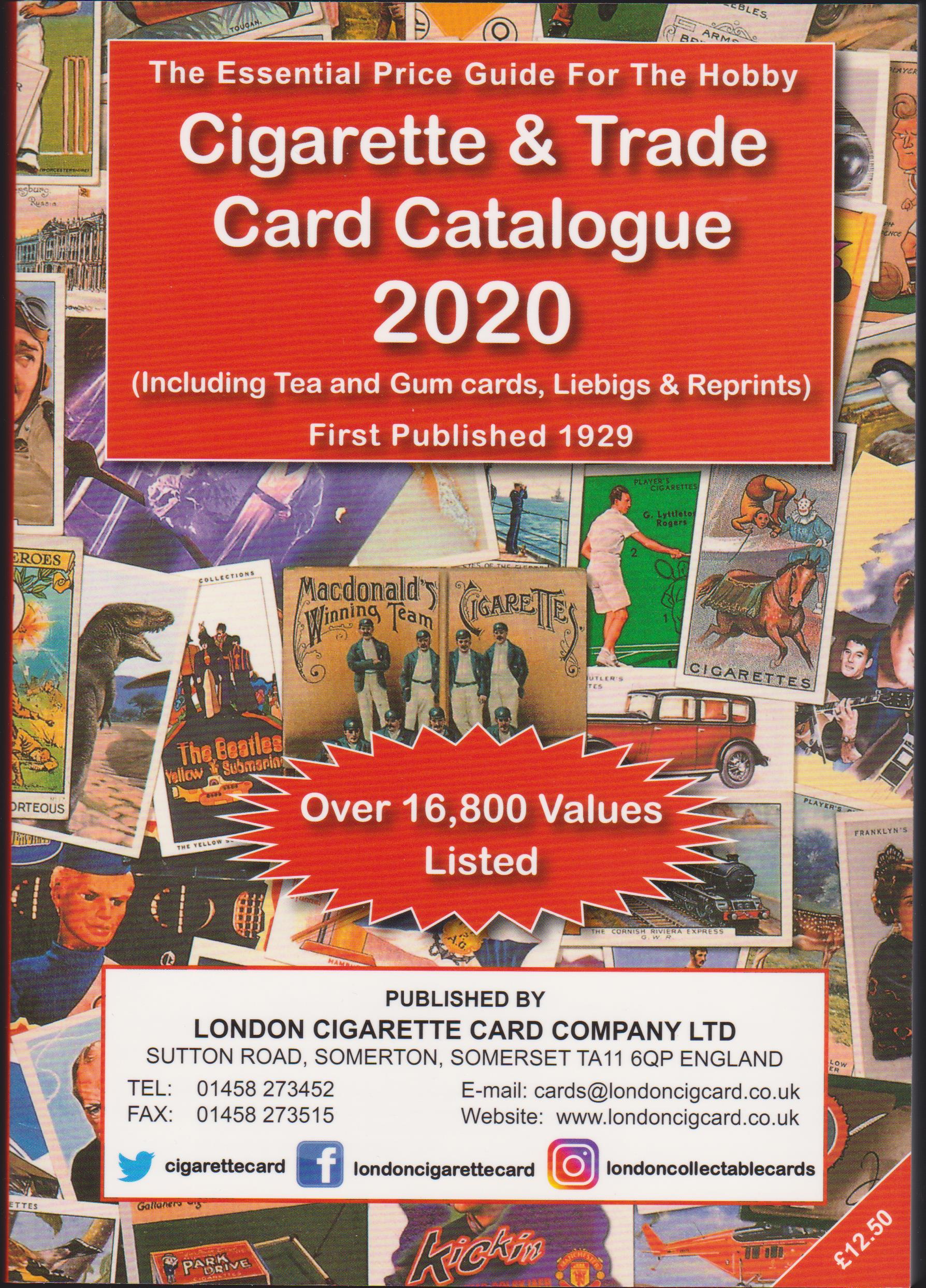 "L.C.C. Cigarette & Trade Card Catalogue 2020"