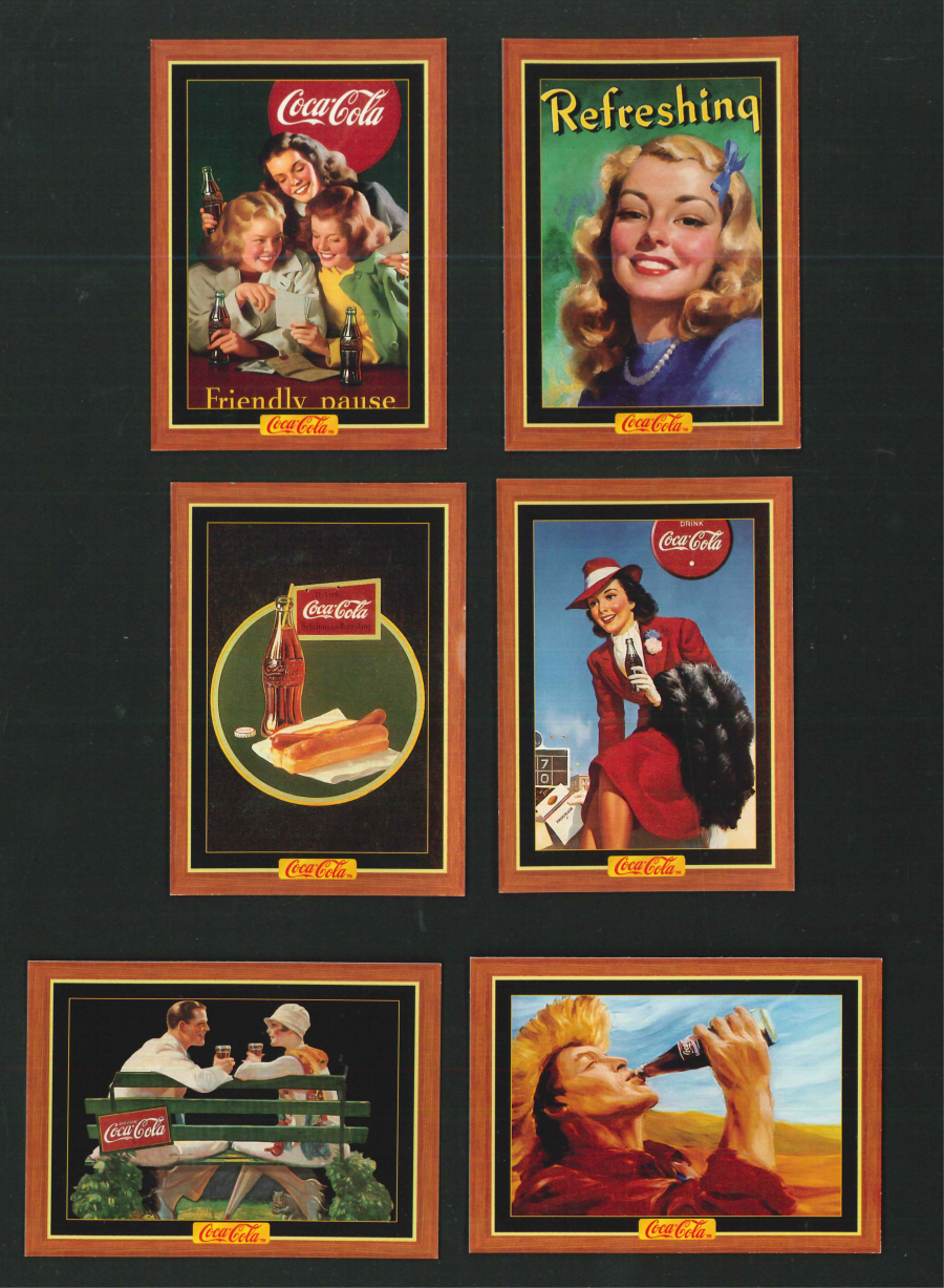 "The Coca Cola Collection Series 4" Trading Card set, by Collect-A-Card