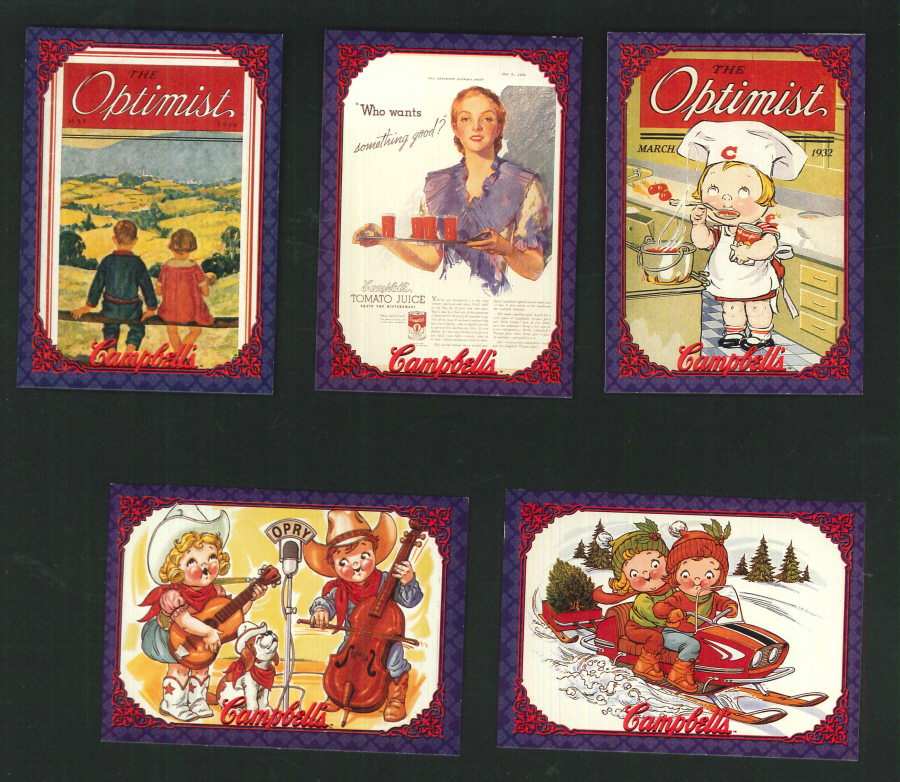 "The Campbell's Collection" Trading Card set, by Collect-A-Card