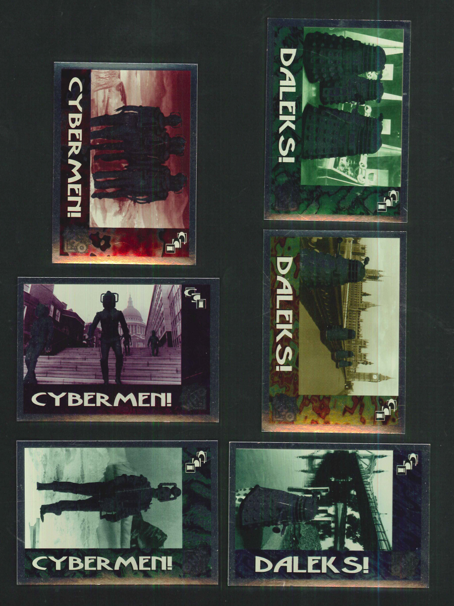 "Dr Who Series 2, Foil Villains Chase Cards" Chase Card Set, by Cornerstone Communications