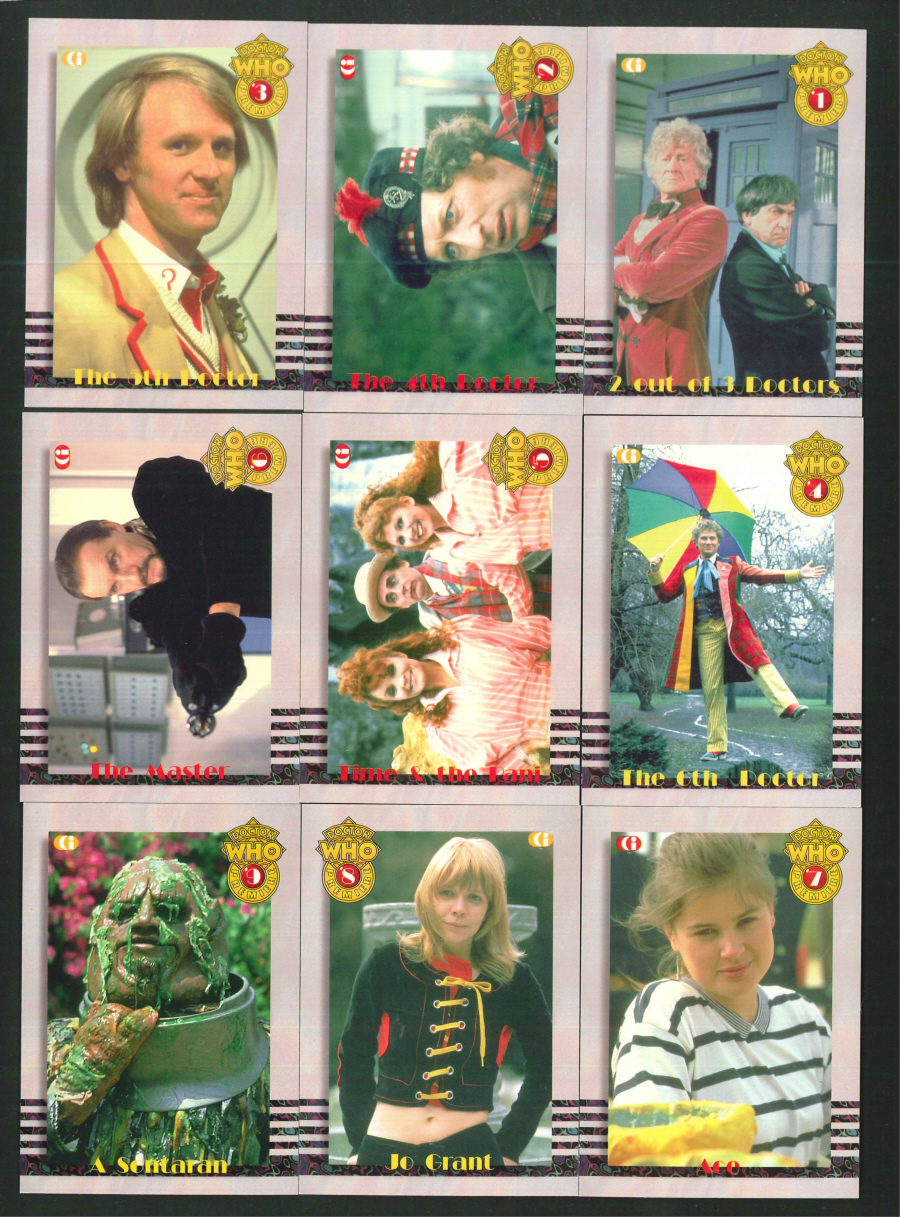 "Dr Who Premier 1-9 Chase Cards - Series 2" Chase Card Set, by Cornerstone Communications