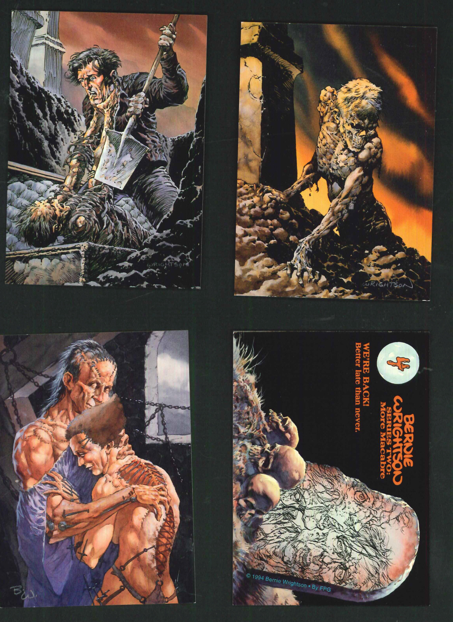 "Bernie Wrightson Series 2 More Macabre" Trading Card set, by FPG