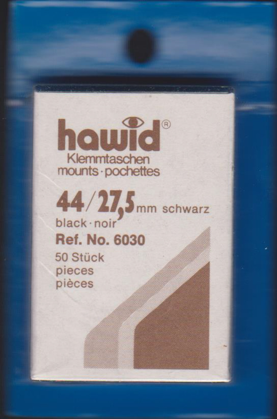 Hawid Cut to size Mounts Black Background 44mm x 27.5mm