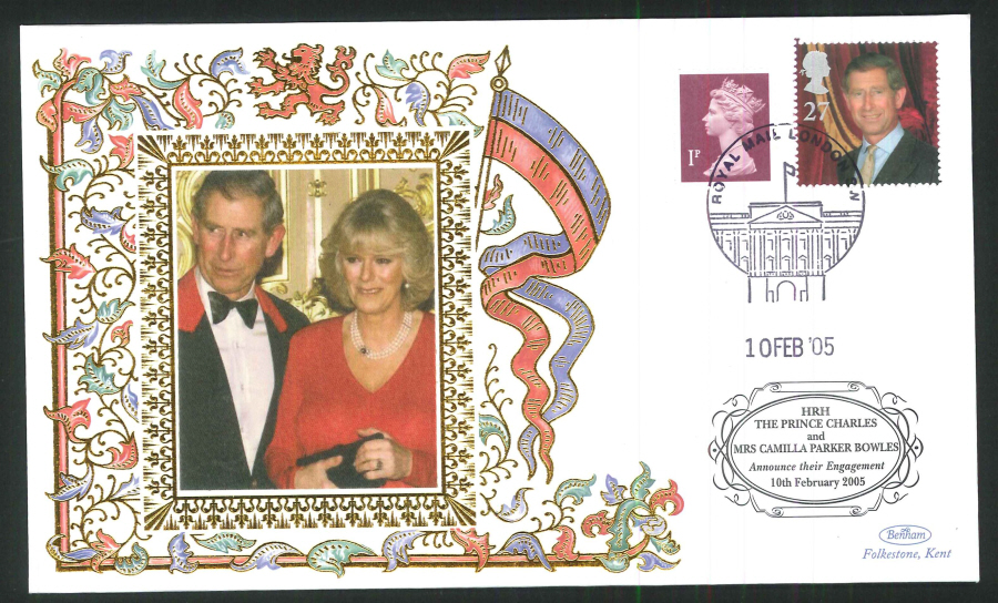 2005 - Royal Engagement Commemorative Cover - London Postmark - Click Image to Close