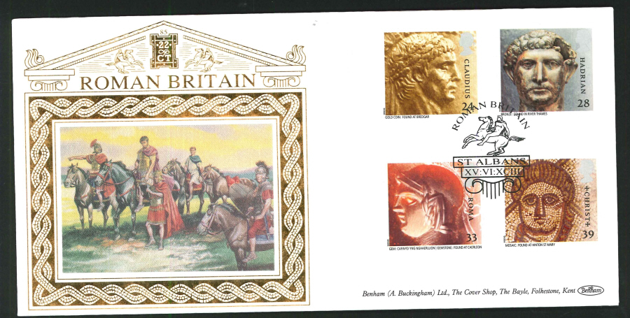 1993 - Roman Britain First Day Cover - St.Albans Postmark
