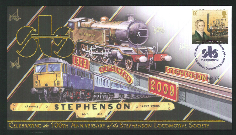 2009-Buckingham-Railway- 100th Anniversary of the Stephenson Locomotive Soc