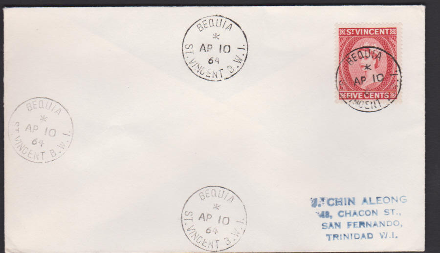 1964 St Vincent FDC part of Set