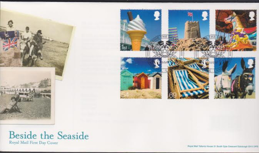 2007 - Beside the Seaside FDC - Blackpool Postmark