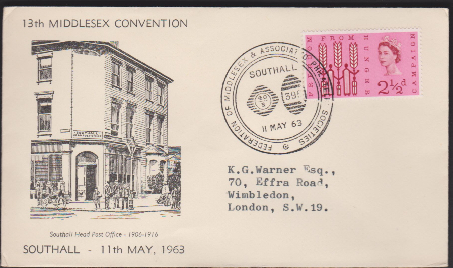1963 13th Middlesex Congress G B Southall Cover