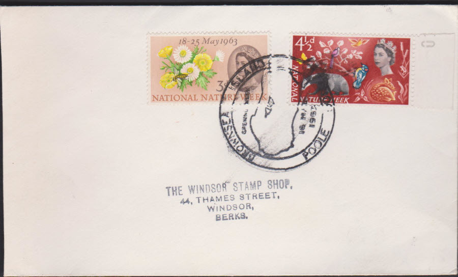 1963 -Nature Week First Day Cover - Brownsea Island Postmark - Click Image to Close
