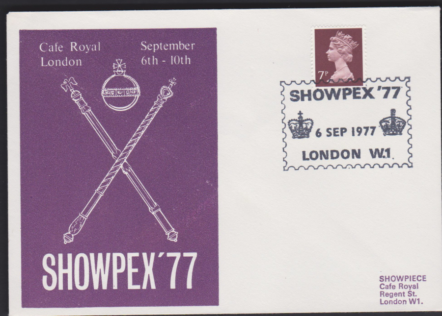 1977 Showpex '77 London W 1 different Cover