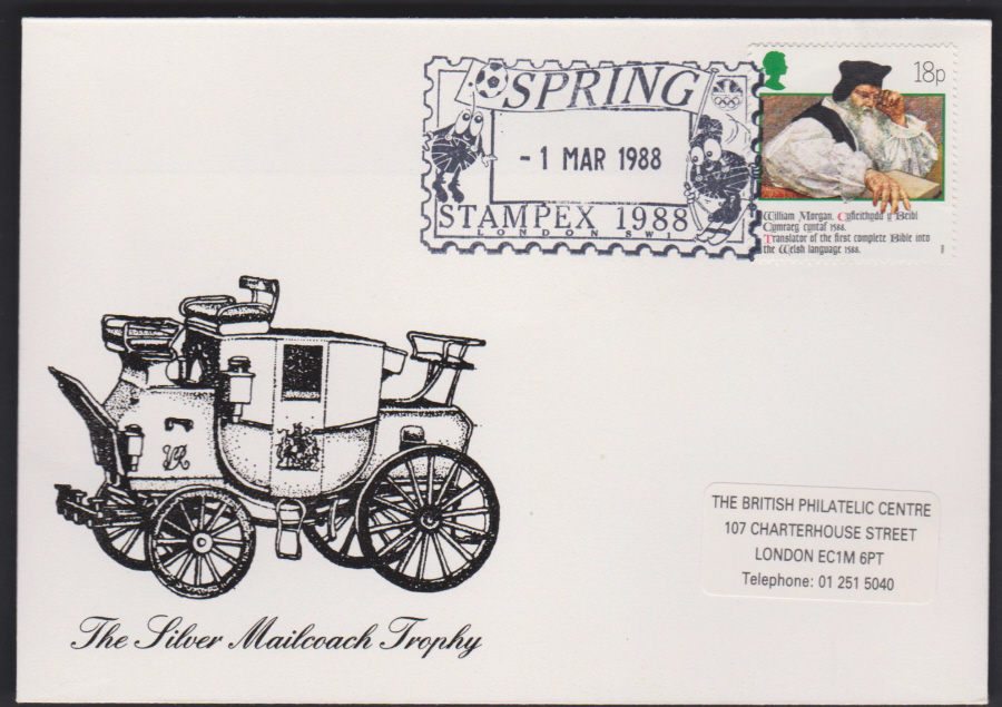 1988 Stampex London S W 1 Cover - Click Image to Close