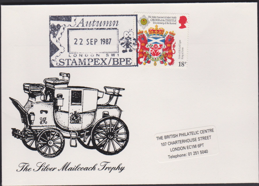 1987 Stampex Autumn London S W 1 Cover
