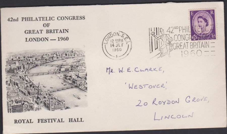1960 42nd. British Philatelic Congress London Cover