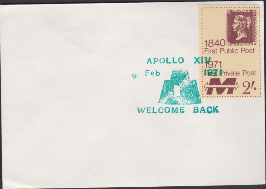 1971 Private Post Apollo XIV Welcome Back