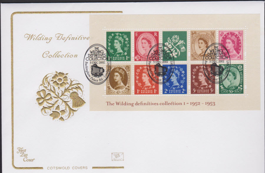 2002 - Wildings COTSWOLD FDC Buckingham Palace Rd Postmark - Click Image to Close