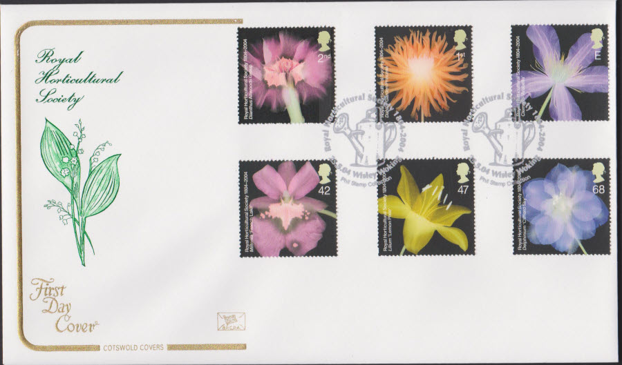 2004 - Royal Horticultural Society COTSWOLD FDC Wisley Woking Postmark - Click Image to Close