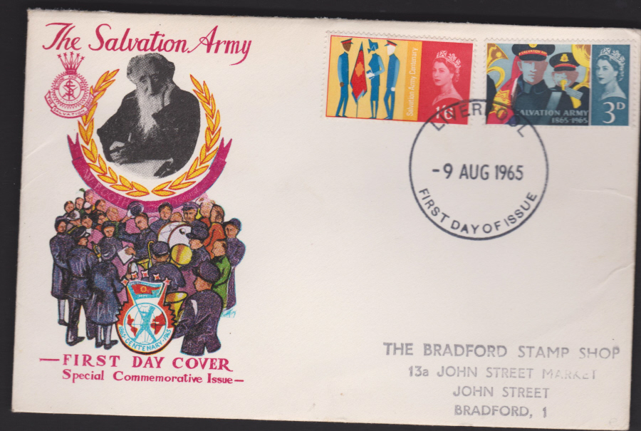 1965 Salvation Army F D I Liverpool Postmark Illustrated. Cover