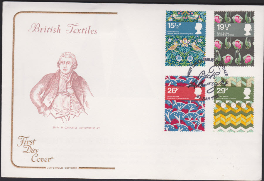1982 - Theatre History COTSWOLD FDC - First Day of Issue Rochdale Postmark - Click Image to Close