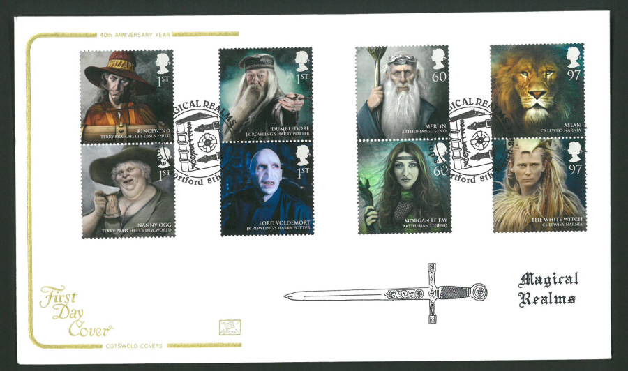 2011 Magical Realms Cotswold First Day Cover - Bishop's Stortford Postmark