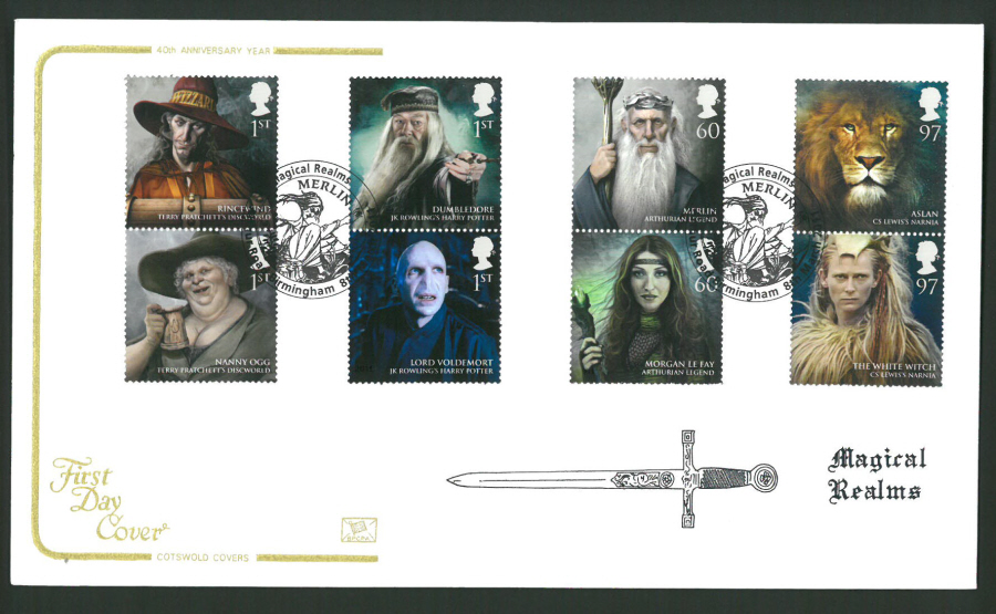 2011 Magical Realms Cotswold First Day Cover - Arthur Rd Birmingham Postmark