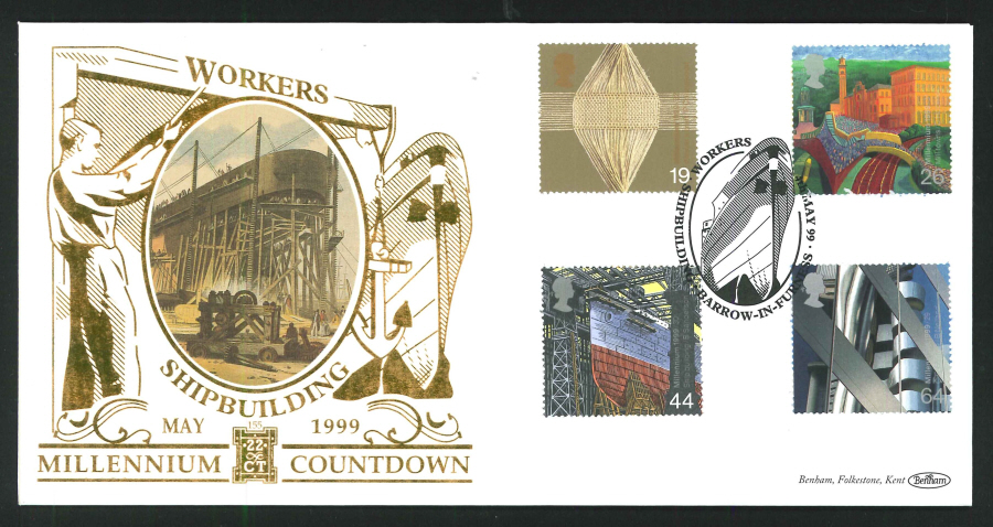 1999 - Workers' Tale First Day Cover - Barrow in Furness Postmark - Click Image to Close