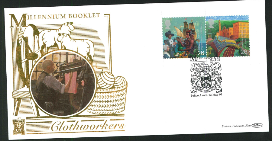 1999 - Millennium Booklet First Day Cover - Bolton Postmark