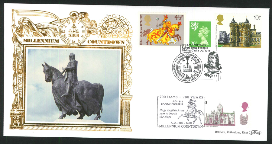 1998 -Millennium Countdown Commemorative Cover - 700 Days Countdown, Greenwich Postmark - Click Image to Close