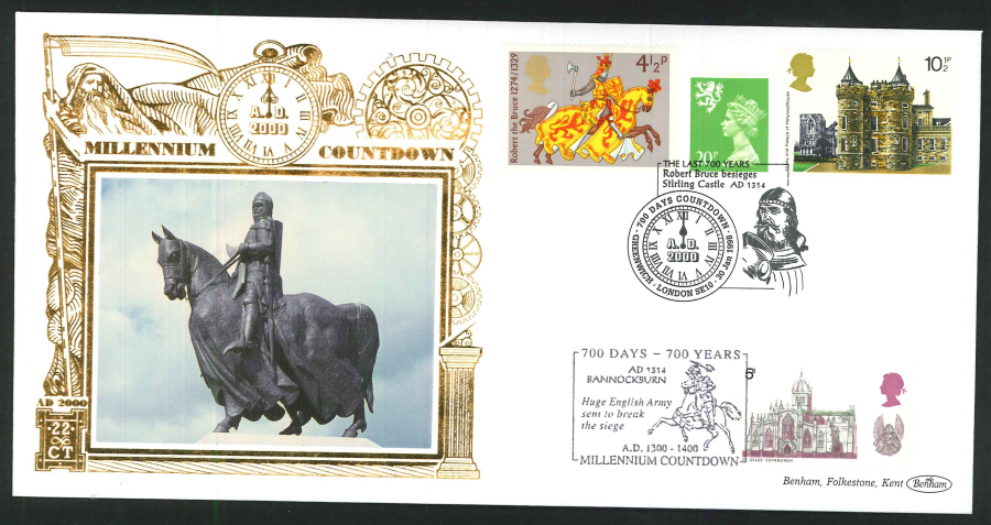 1998 -Millennium Countdown Commemorative Cover - 700 Days Countdown, Greenwich Postmark