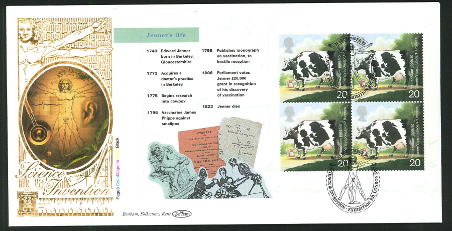 1999 - Farmers' Tale Retail Booklet First Day Cover - Exhibition Road, SW1 Postmark - Click Image to Close