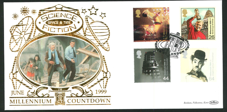 1999 - Entertainers' Tale First Day Cover - Baker Street. NW1 Postmark