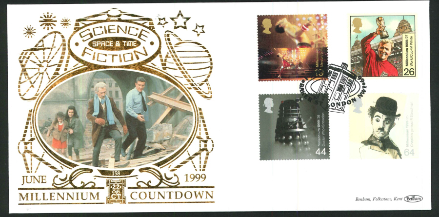 1999 - Entertainers' Tale First Day Cover - Baker Street. NW1 Postmark - Click Image to Close