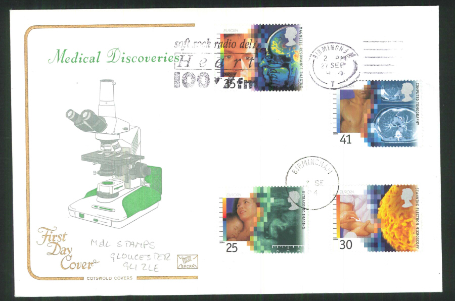 1994 - Medical Discoveries Cotswold Slogan FDC - Heart Radio Slogan Postmark