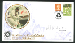 1998 Signed Cricket Cover Autographed by Neil Fairbrother