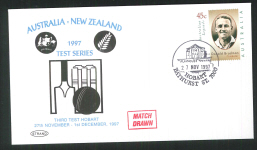 1997 Strand Cricket Cover Australia v New Zealand Bathurst