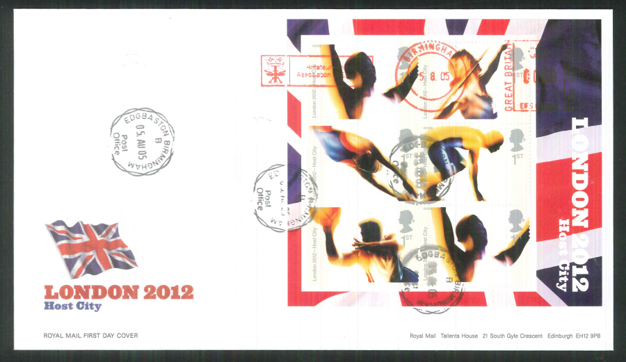 2005 London 2012 Mini Sheet F D C Meter Mark A A A + C D S