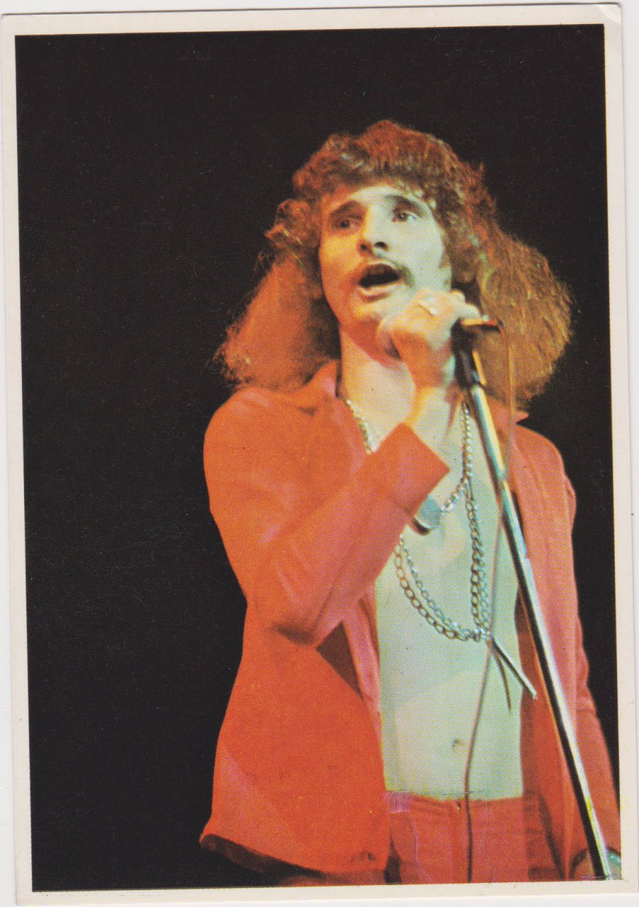 Top Sellers Picture Pop'73 by Panini 1973 No 6 Uriah Heep ( Lead Singer David Byron )