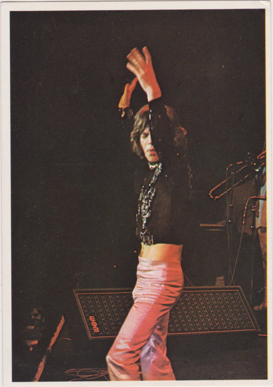 Top Sellers Picture Pop'73 by Panini 1973 No 13 Rolling Stones ( Mick Jagger lead singer )