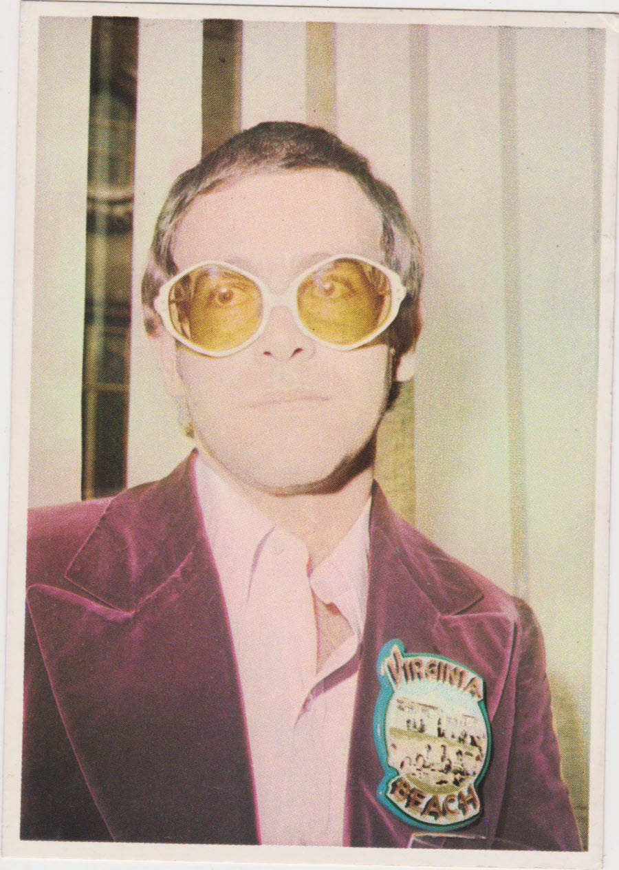 Top Sellers Picture Pop'73 by Panini 1973 No 14 Elton John