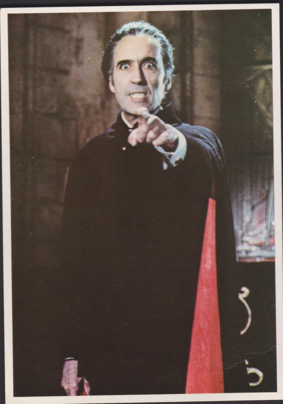 Top Sellers Superstars by Panini 1975 No 32 Christopher Lee
