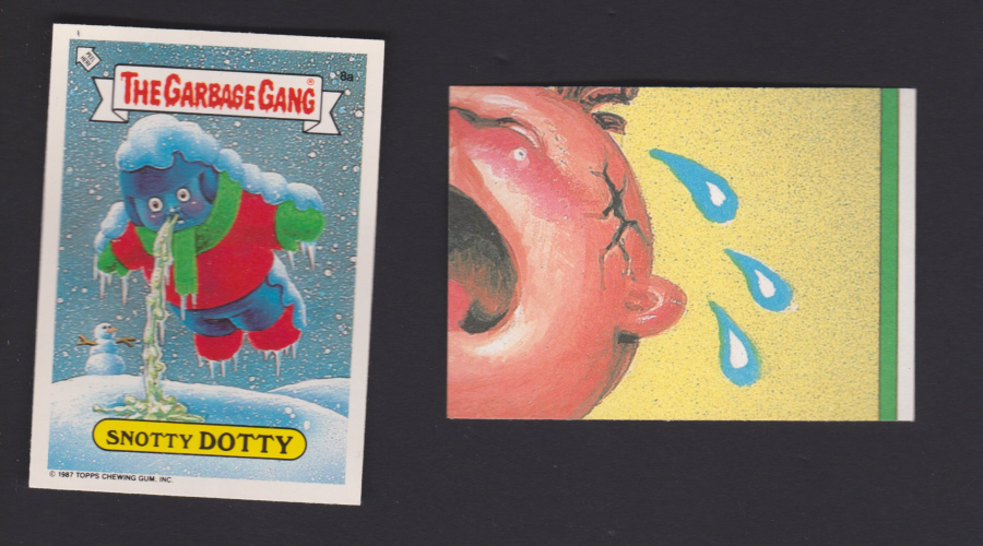 Topps U K Issue Garbage Gang 1991 Series 8a Dotty