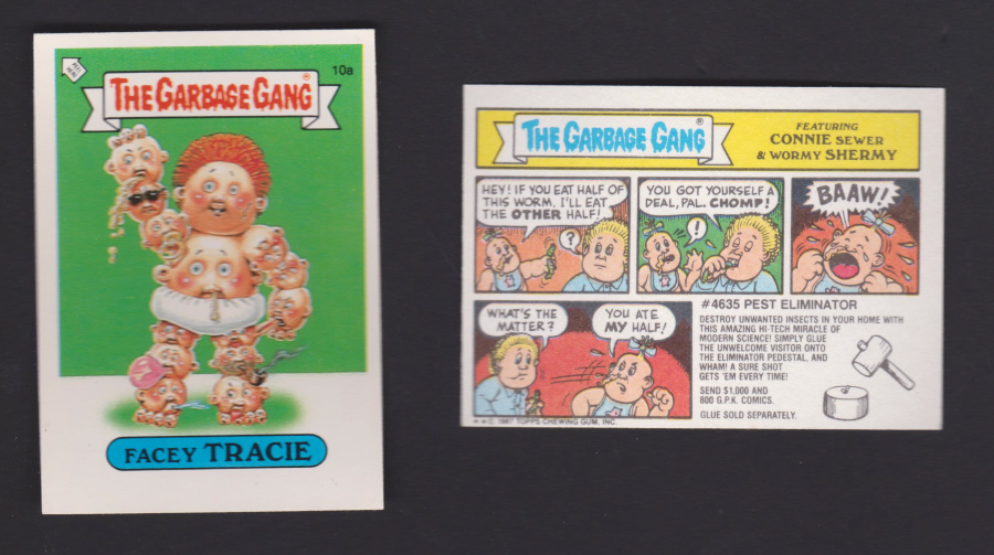 Topps U K Issue Garbage Gang 1991 Series 10a Tracie