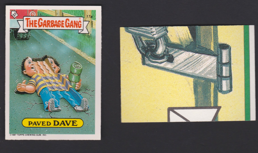 Topps U K Issue Garbage Gang 1991 Series 17a Dave