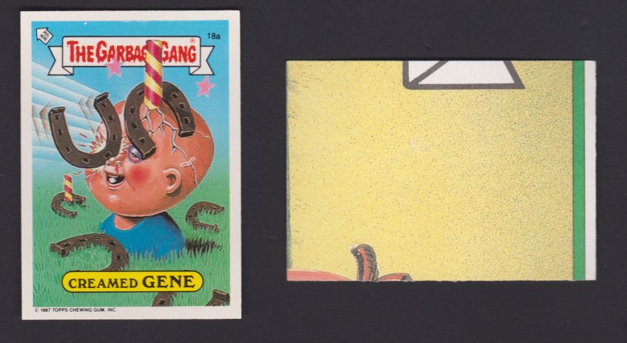 Topps U K Issue Garbage Gang 1991 Series 18a Gene