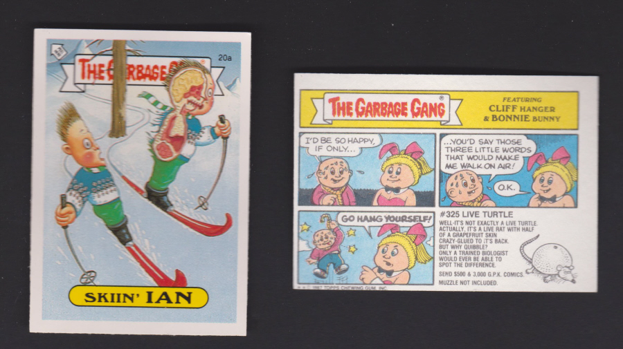 Topps U K Issue Garbage Gang 1991 Series 20a Ian