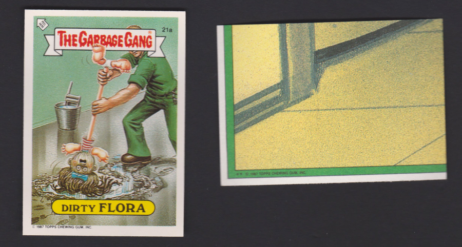 Topps U K Issue Garbage Gang 1991 Series 21a Flora