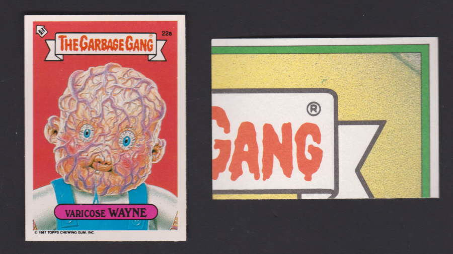Topps U K Issue Garbage Gang 1991 Series 22a Wayne